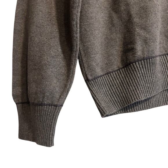 NWT Cutter Buck Gray Sweater Mens Sz Small Broadview Crew Cotton Office Casual - Picture 9 of 16